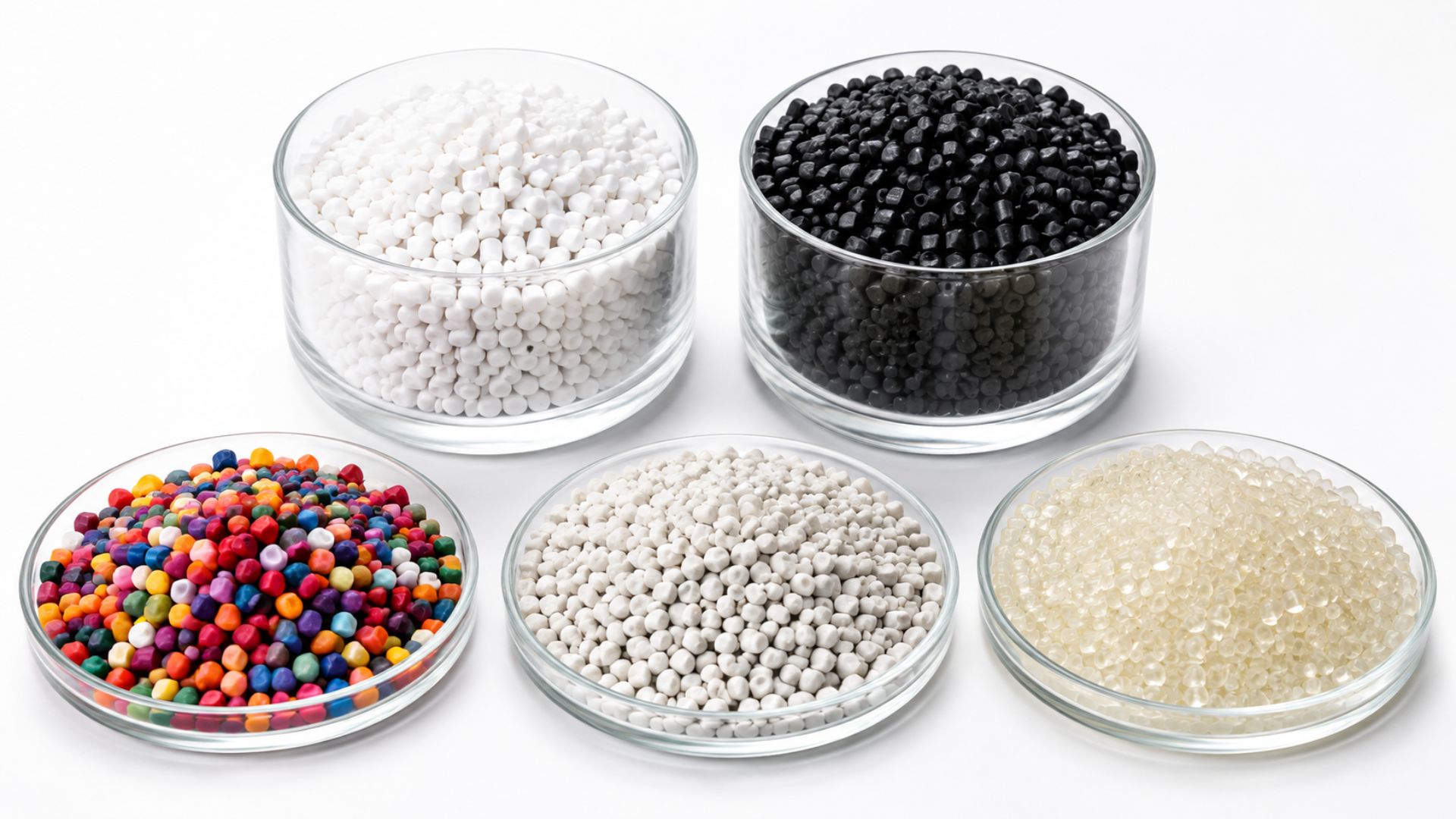 Different types of masterbatches for extrusion